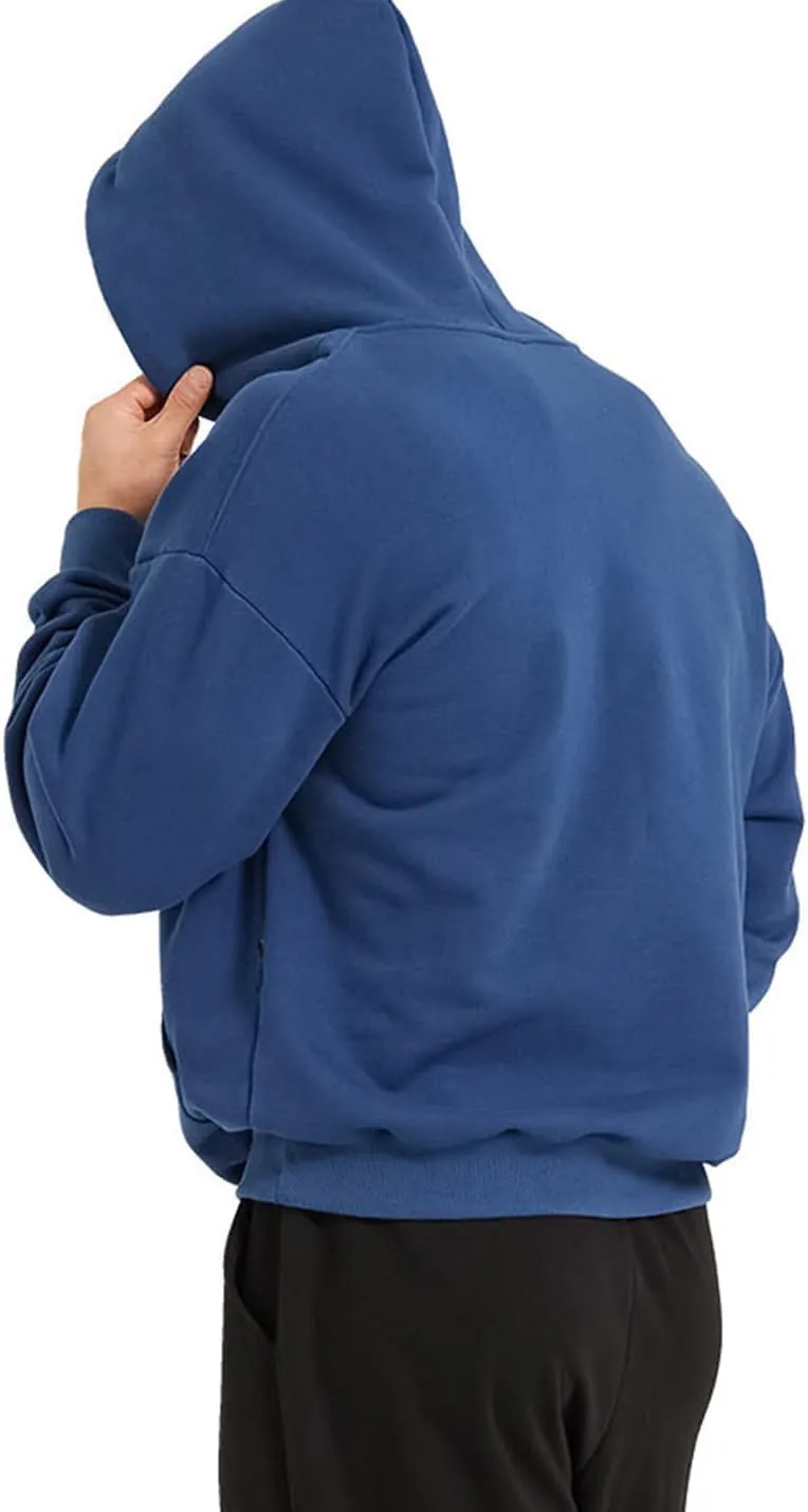 Men's Hoodies Loose Fit Pullover Casual Fashion Long Sleeve Hooded Sweatshirts with Pocket