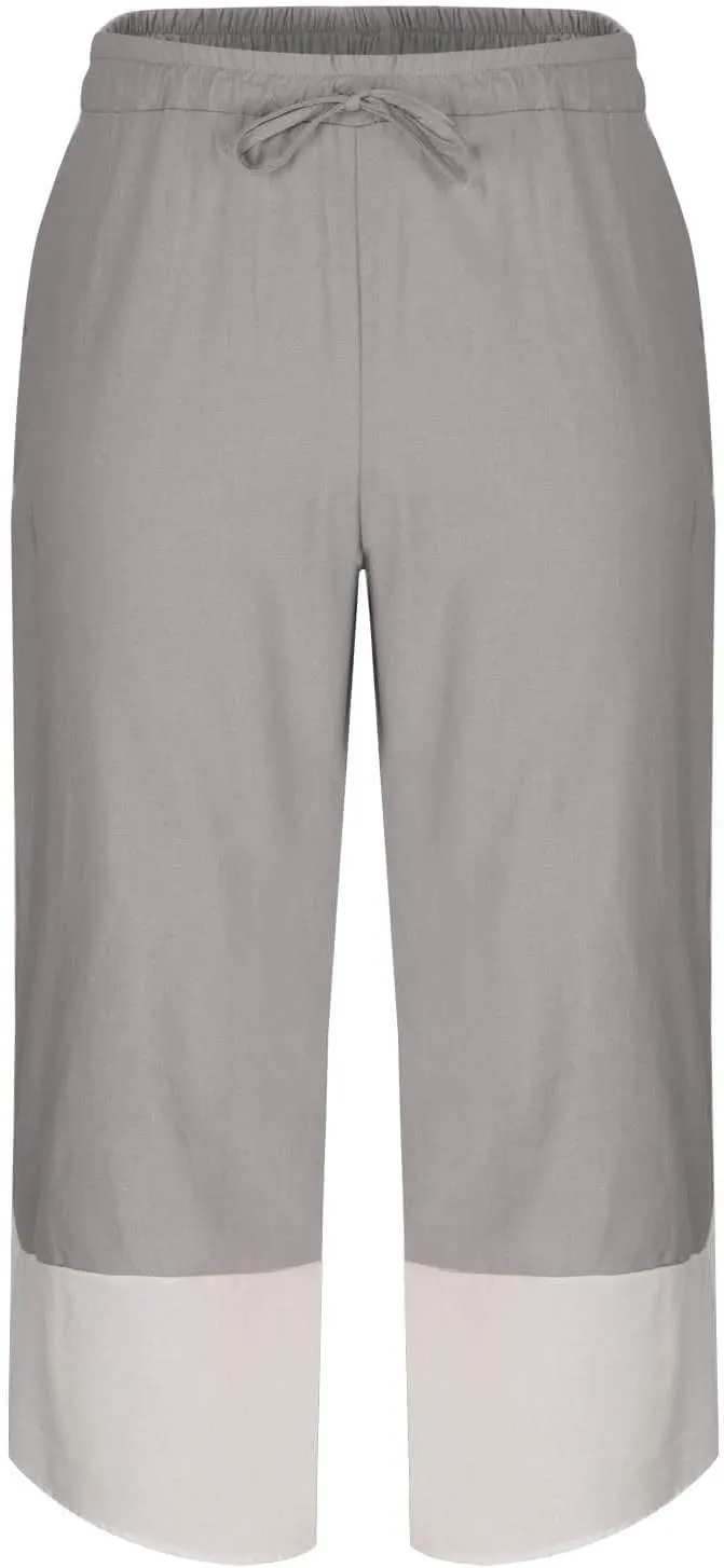 Mens Long Shorts Plus Size Plain Casual Pant Trendy Drawstring Waist Lightweight Beach Slacks Summer Vacation Short