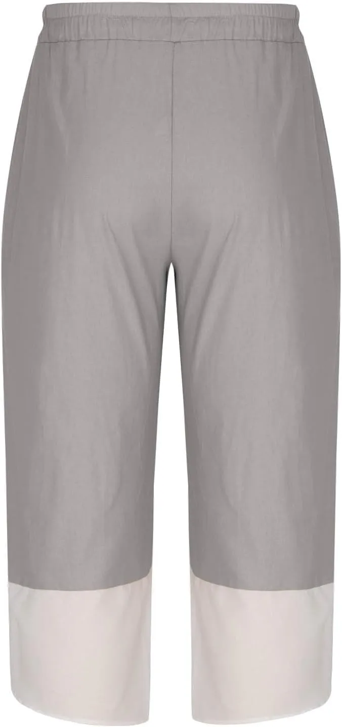 Mens Long Shorts Plus Size Plain Casual Pant Trendy Drawstring Waist Lightweight Beach Slacks Summer Vacation Short
