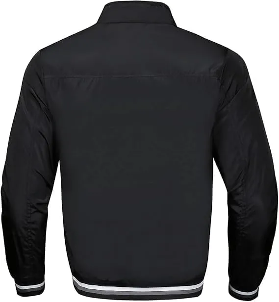 Men's Solid Color Cardigan Jacket Thin Athletic Casual Coats Lightweight Casual Softshell Windproof Windbreakers