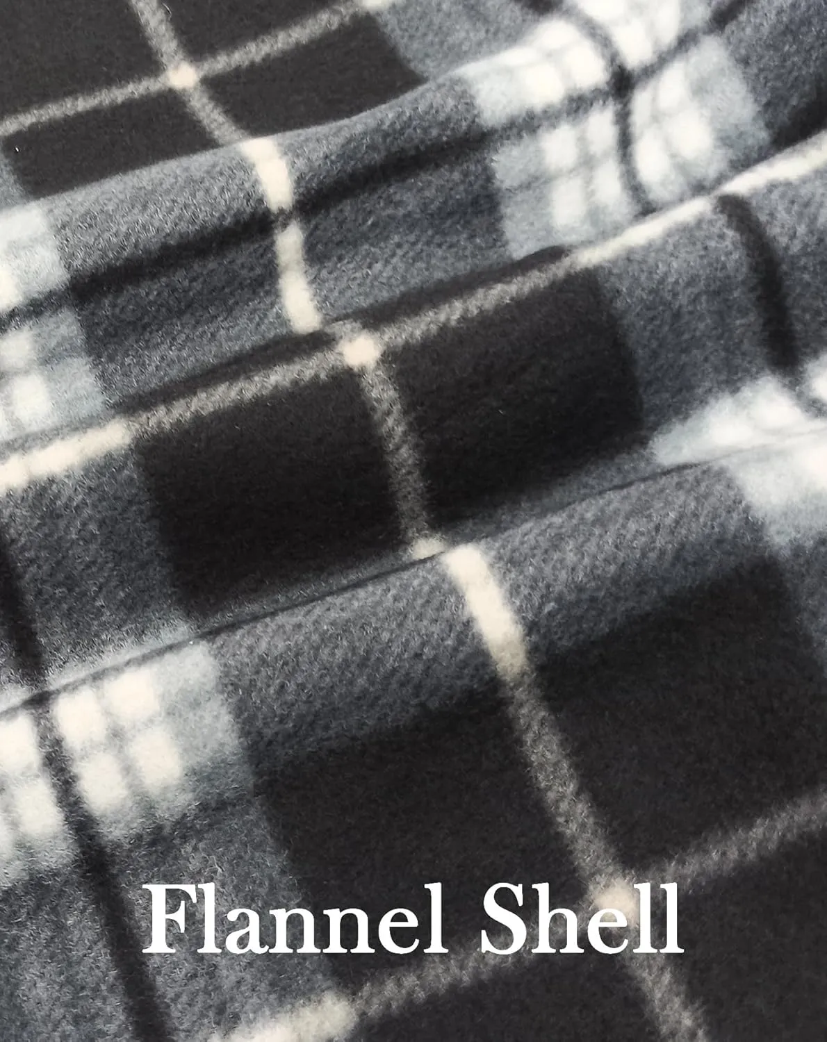 Men's Zip Up Fashion Hoodies Fleece Sherpa Lined Winter Warm Sweatshirt Plaid Flannel Hooded