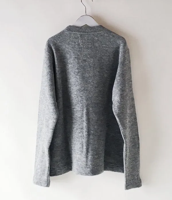 MHL./SOFT SHETLAND WOOL KNIT (GRAY)