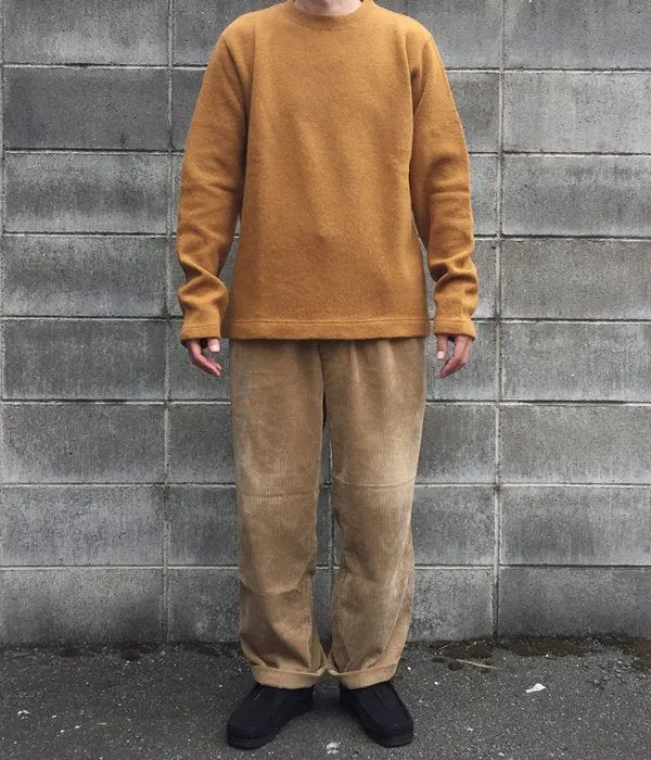 MHL./SOFT SHETLAND WOOL KNIT (ORANGE)
