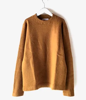 MHL./SOFT SHETLAND WOOL KNIT (ORANGE)