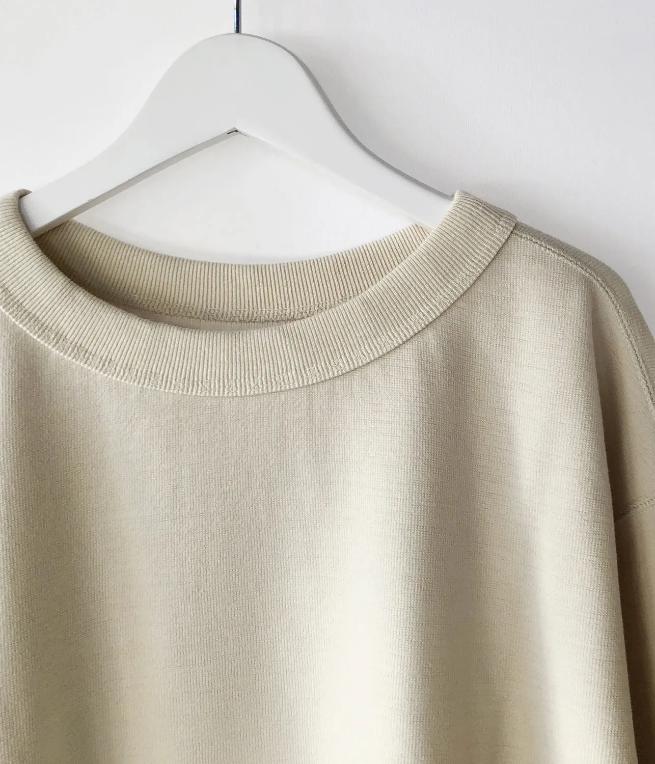 MHL./SOFT WOOL JERSEY LS (LIGHT BEIGE)