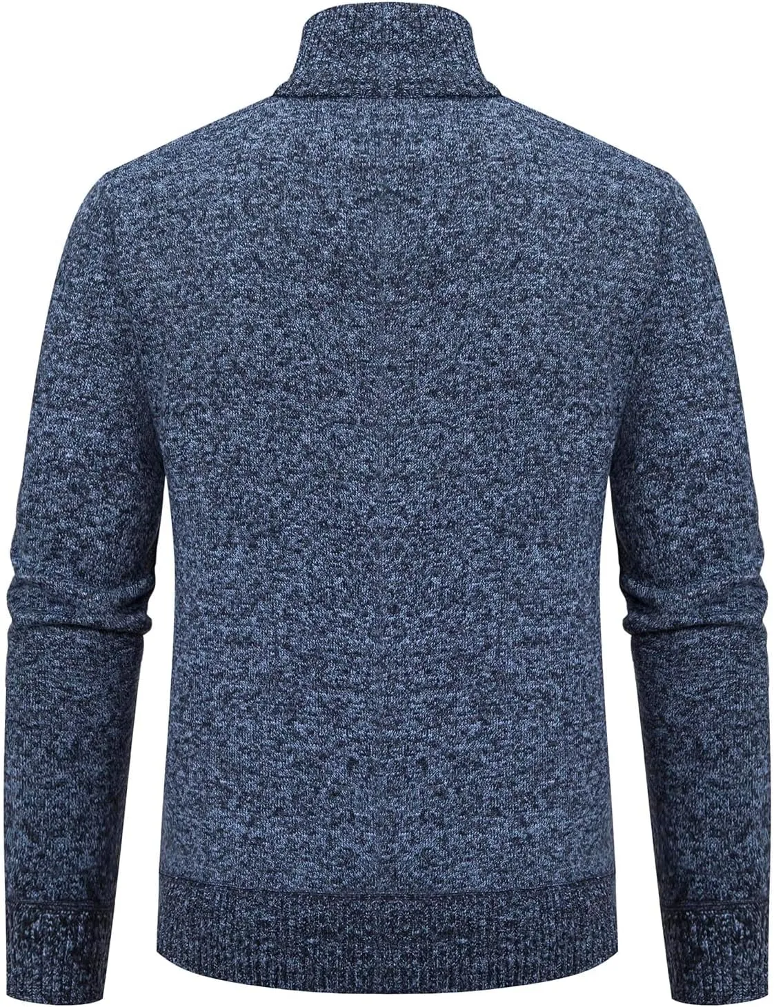 Mylldey Mens Sweater Cardigan Full Zip Knitted Long Sleeve Sweaters Men Workout Outfits