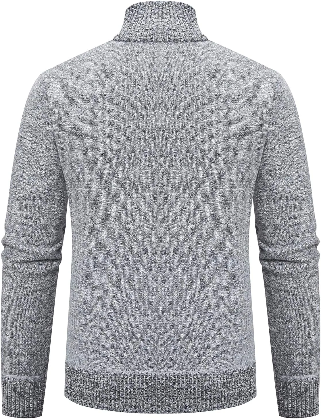 Mylldey Mens Sweater Cardigan Full Zip Knitted Long Sleeve Sweaters Men Workout Outfits
