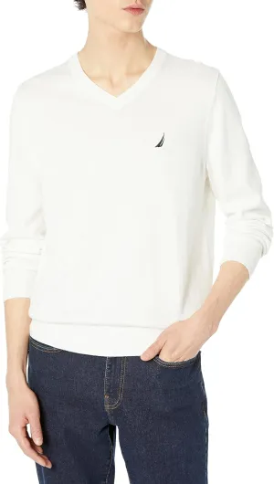 Nautica Men's Classic Fit Navtech Soft V-Neck Sweater