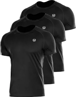 NELEUS Men's Dry Fit Athletic Running Shirt