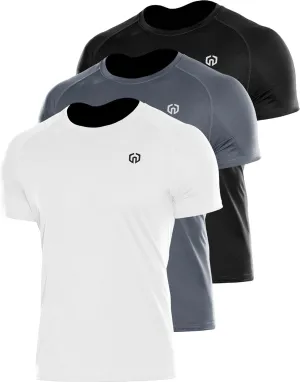 NELEUS Men's Dry Fit Athletic Running Shirt