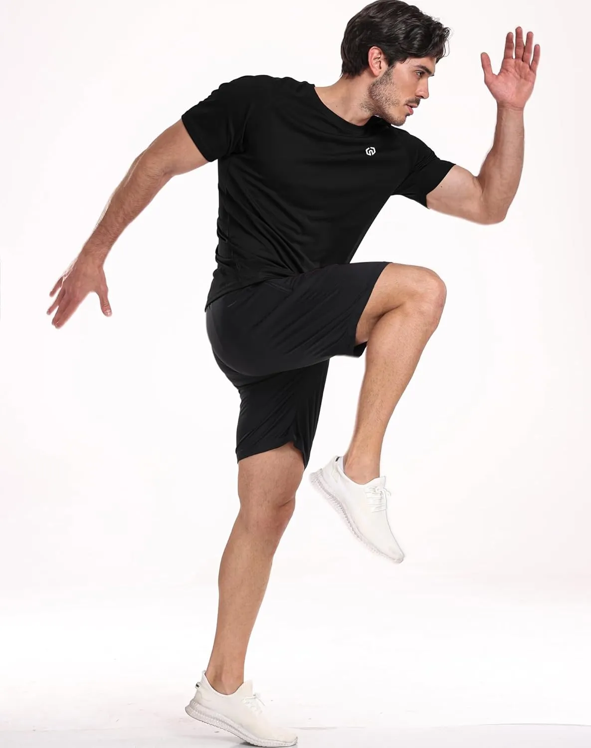 NELEUS Men's Dry Fit Athletic Running Shirt