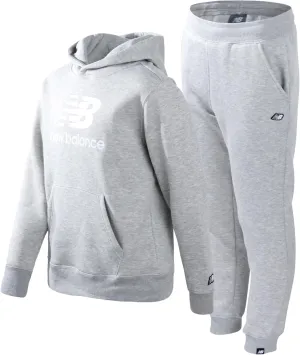 New Balance Boys Tracksuit Set - 2 Piece Athletic Performance Fleece Pullover Hoodie and Jogger Sweatpants Set (Sizes: 8-20)