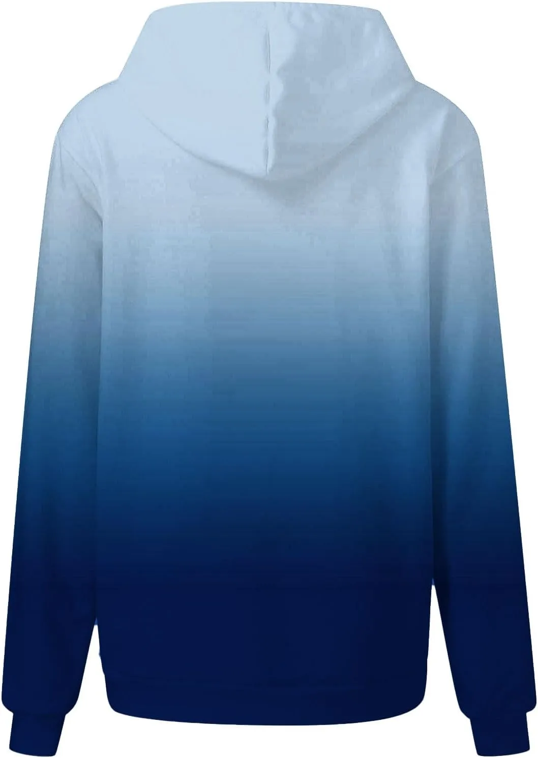 Oversized Sweatshirts for Women Loose Fit Gradient Color Long Sleeve Causal Hooded Shirts Fashion Pullover Hoodies