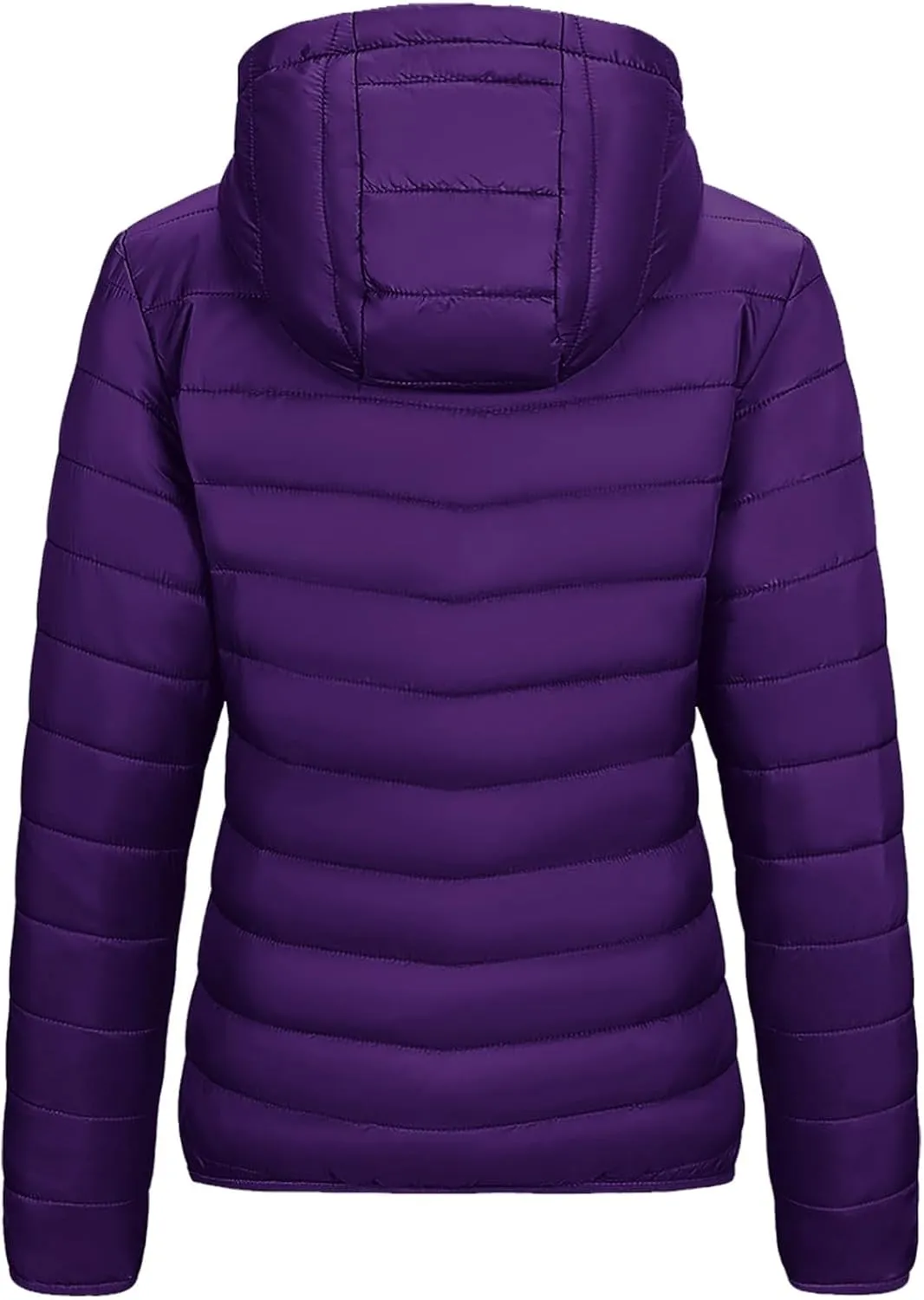 Packable Puffer Jacket for Women Lightweight Down Coat Full-Zip Quilted Jackets Water-Resistant Warm Outwear