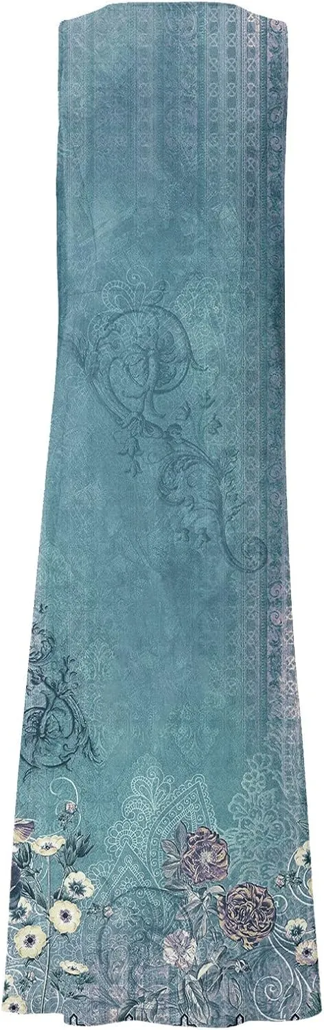 Plus Size Dresses for Curvy Women Sleeveless Summer Dresses Casual Baggy Flowy Maxi Sun Dresses Pocket