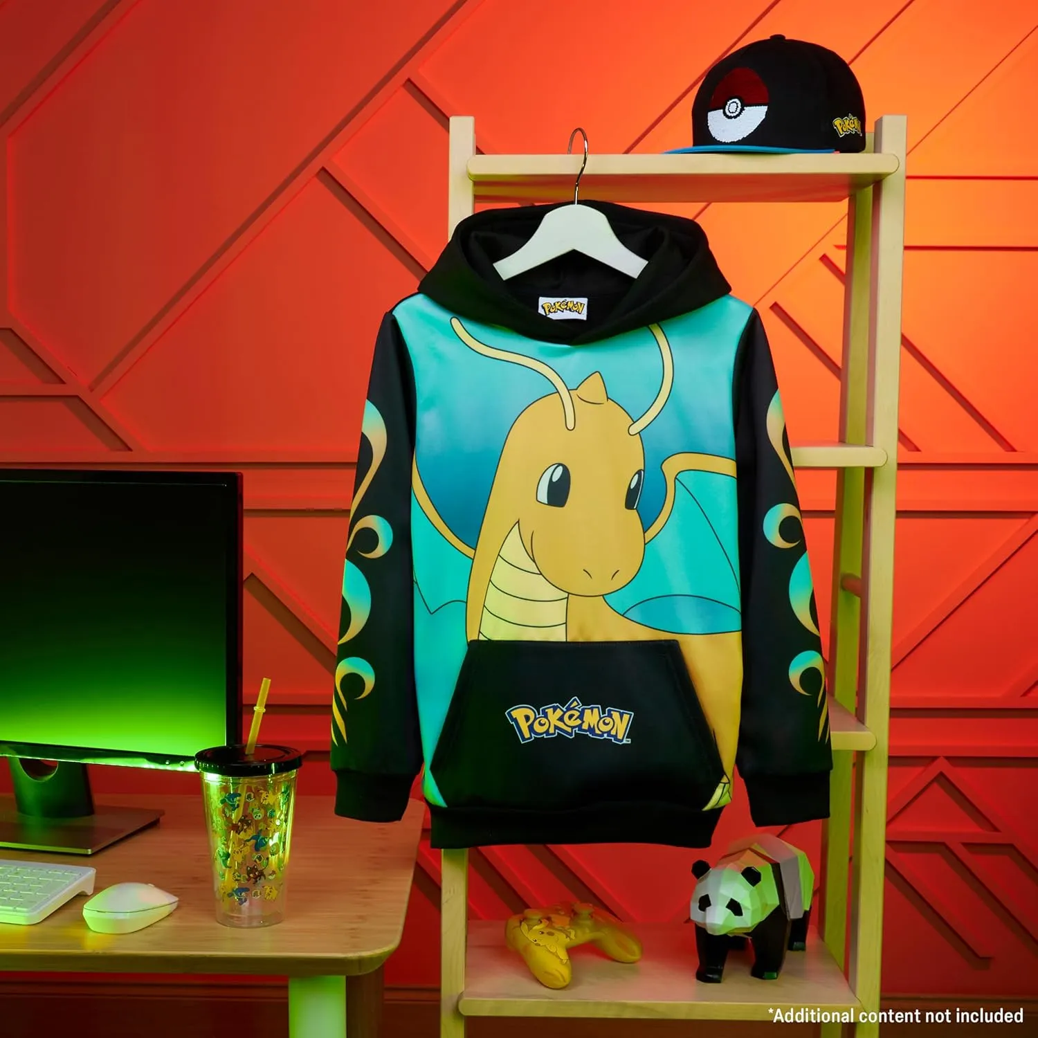 Pokemon Hoodie for Boys & Teens Hooded Sweatshirt Warm Anime Pikachu Sweater