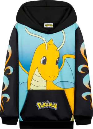 Pokemon Hoodie for Boys & Teens Hooded Sweatshirt Warm Anime Pikachu Sweater