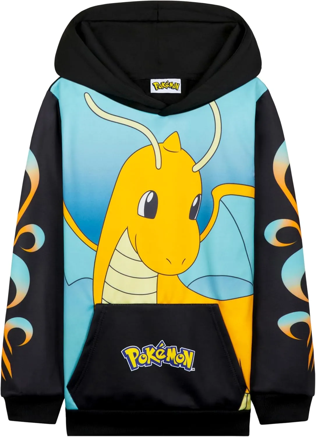Pokemon Hoodie for Boys & Teens Hooded Sweatshirt Warm Anime Pikachu Sweater