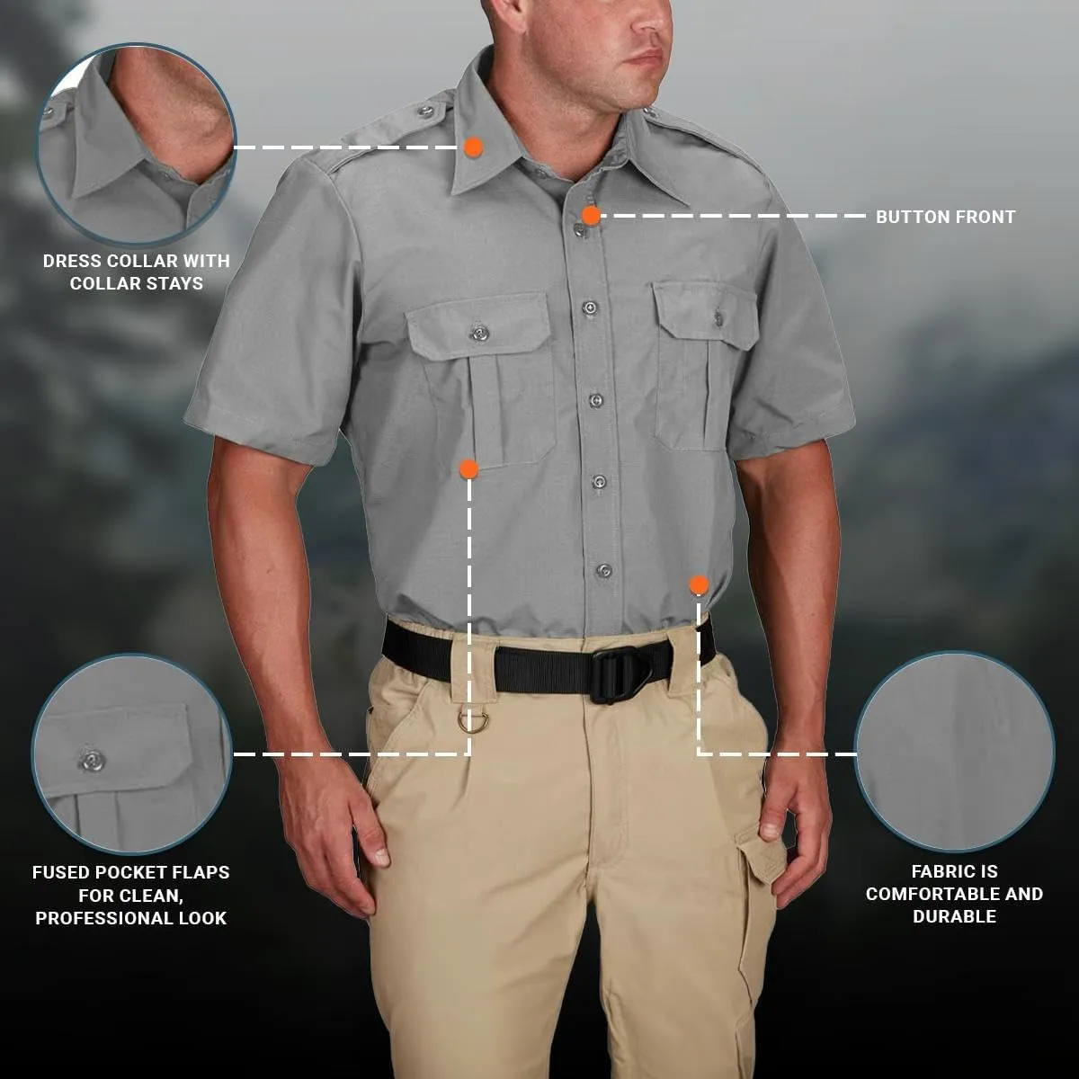 Propper Men's Short Sleeve Tactical Dress Shirt