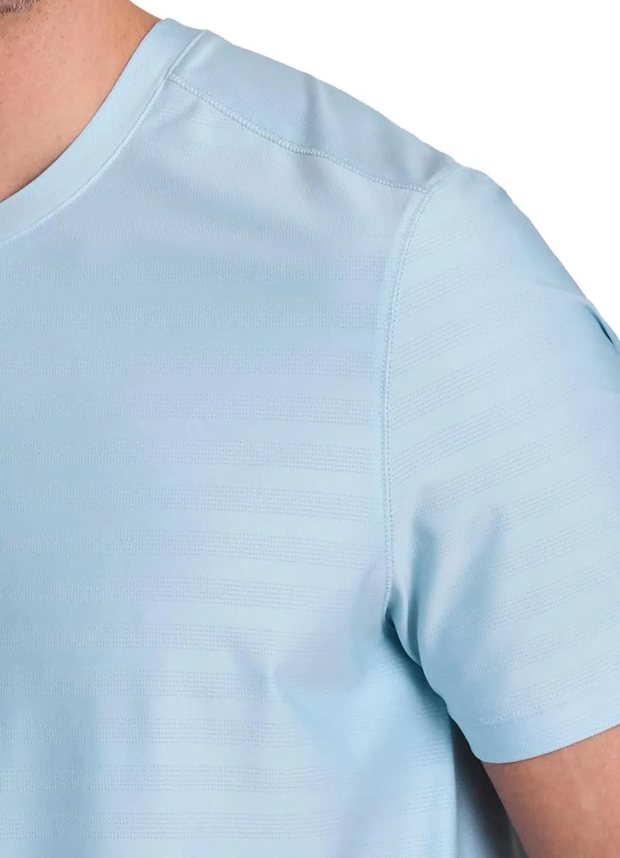 RBX Active Gym Shirt for Men, Short Sleeve Lightweight Stretch Jersey Mesh Quick Drying Crewneck Running Workout T-Shirt