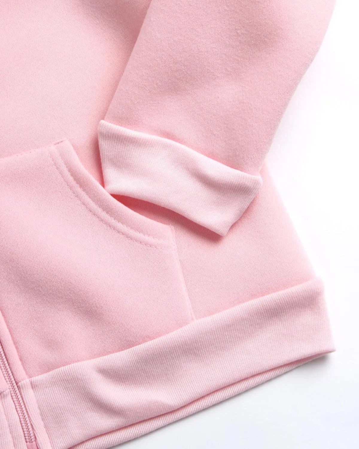 Real Love Girls' Sweatshirt - Heavyweight Fully Sherpa Lined Super Soft Plush Zip Hoodie - Winter Sweatshirt, 7-16
