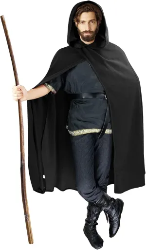 Renaissance Hooded Cape Vintage Cloak Medieval Cloak with Hood Halloween Medieval Cosplay Cloak