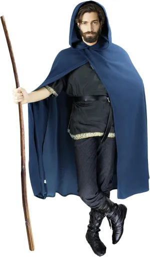 Renaissance Hooded Cape Vintage Cloak Medieval Cloak with Hood Halloween Medieval Cosplay Cloak