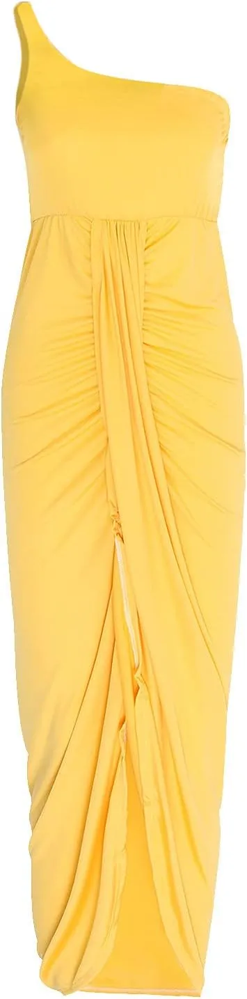 Sexy Tube Dresses for Women Loose Casual Sleeveless Strappy Tie Dye Color Block Sundresses High Split Party Dress