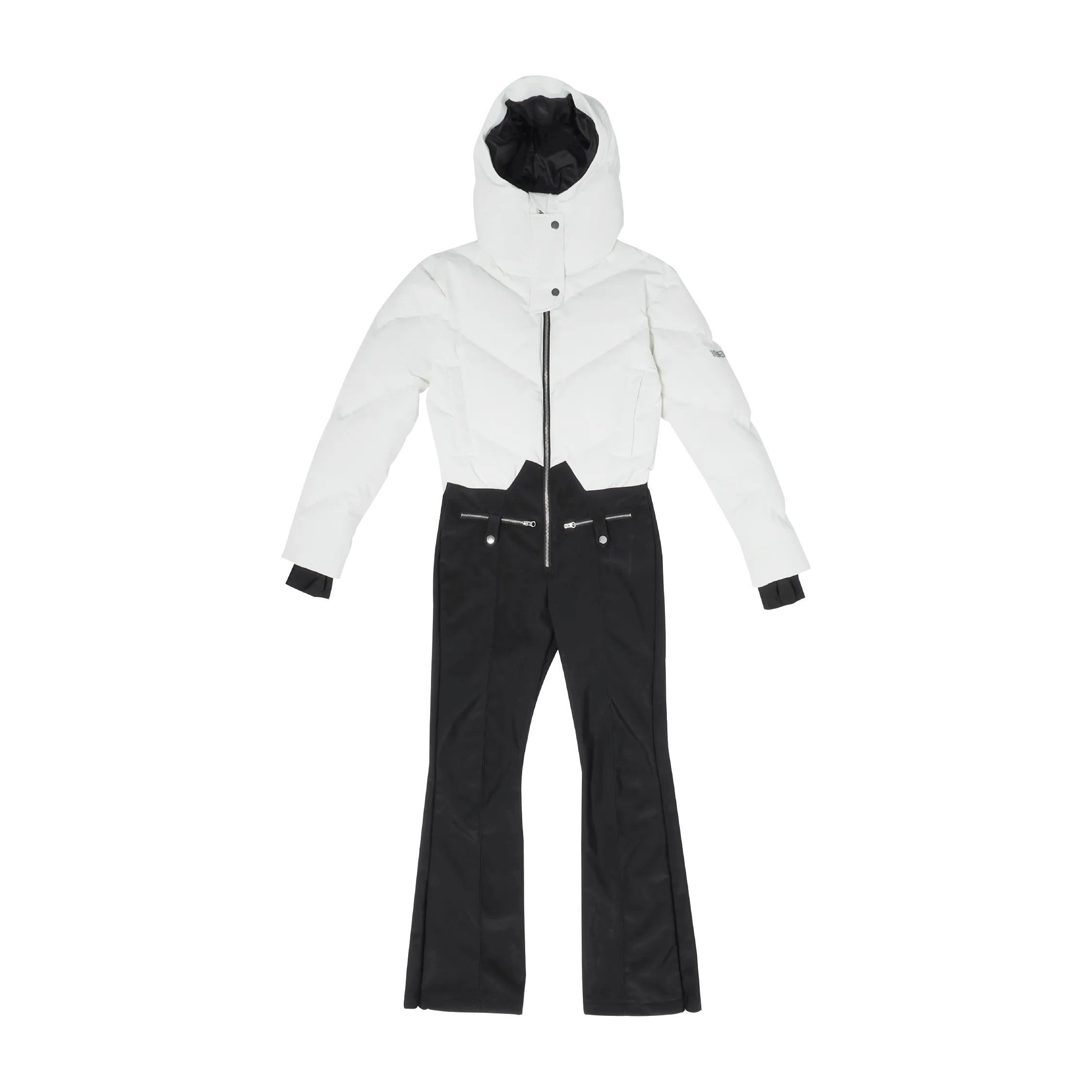 SKI JUMPSUIT - WHITE & BLACK