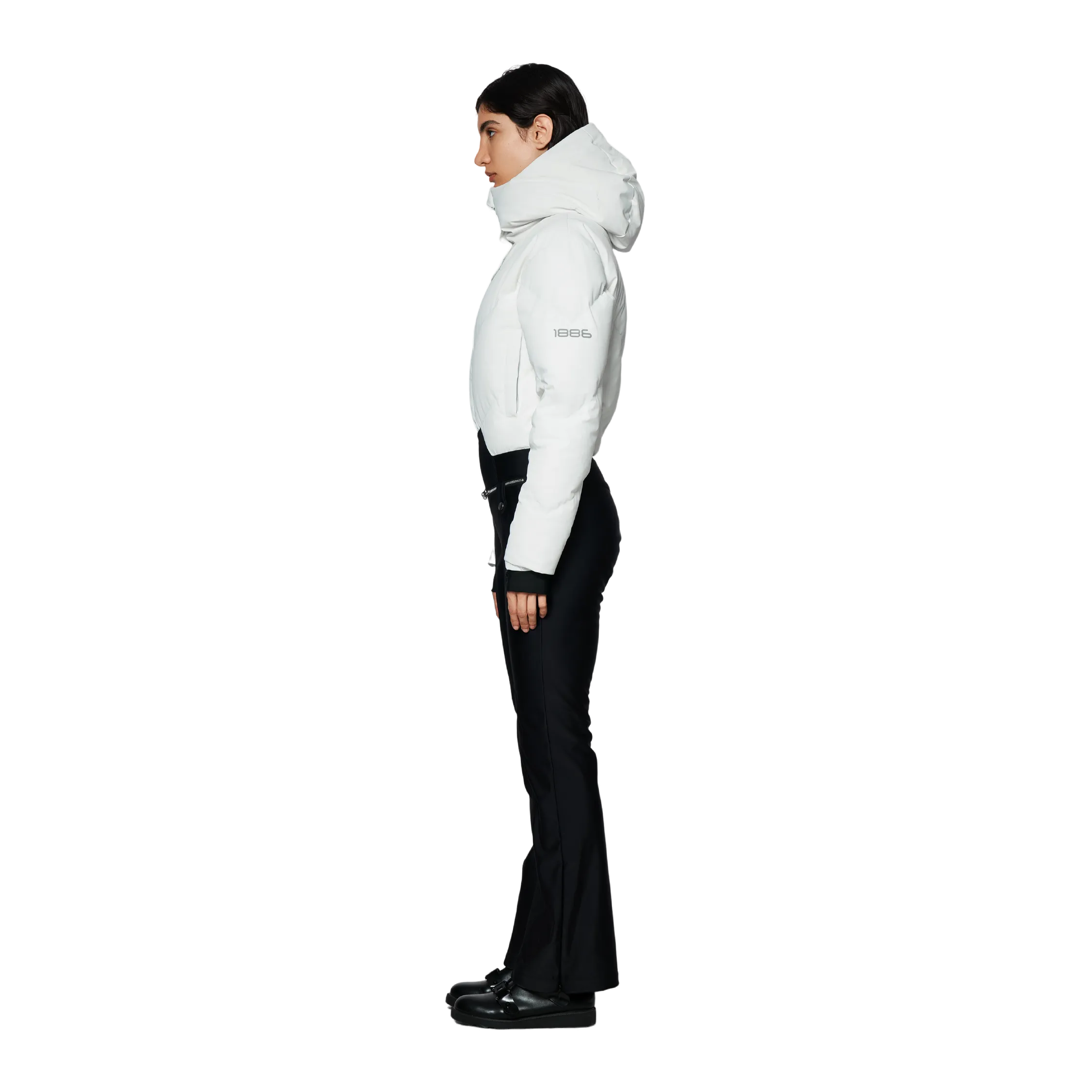 SKI JUMPSUIT - WHITE & BLACK