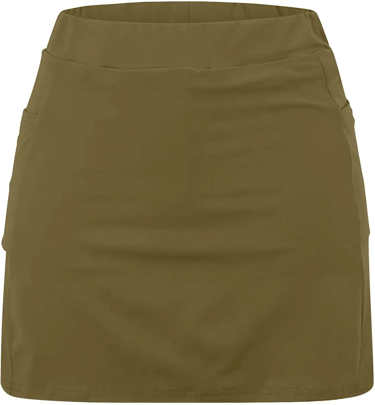 Skorts for Woman Tummy Control High Waist Womens Shorts Dressy Casual Athletic Tennis Mini Skirts with Pockets