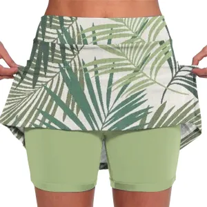 Skorts for Woman Women's High Waisted Tennis Skirts Skater Skort Tummy Control Golf Shorts Pockets Athletic Running