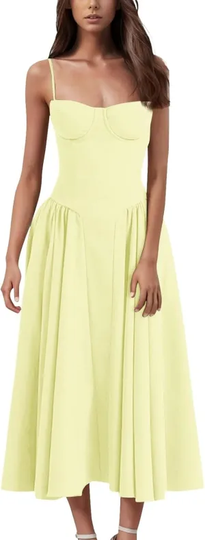 Spring Dresses for Women 2025 Sleeveless Maxi Dress Summer Dresses for Women 2025 Boho Dresses