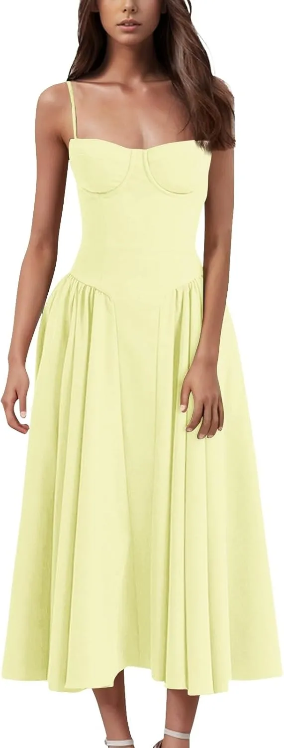 Spring Dresses for Women 2025 Sleeveless Maxi Dress Summer Dresses for Women 2025 Boho Dresses