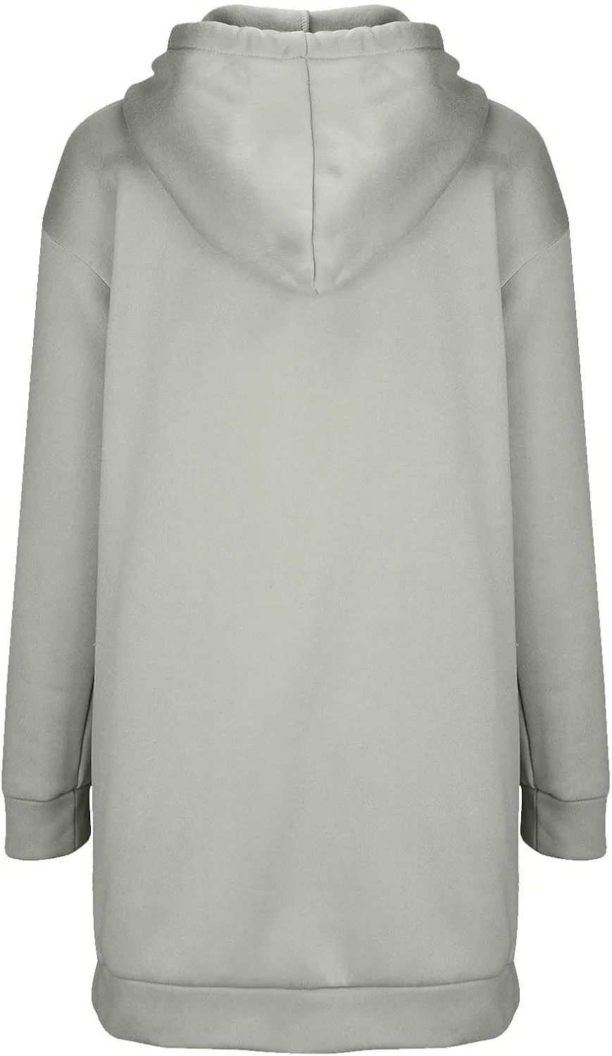 The Warmy Oversized Hoodie Dress for Womens Long Sleeve Pullover Tops with Pocket Fashion Fall Winter Hood