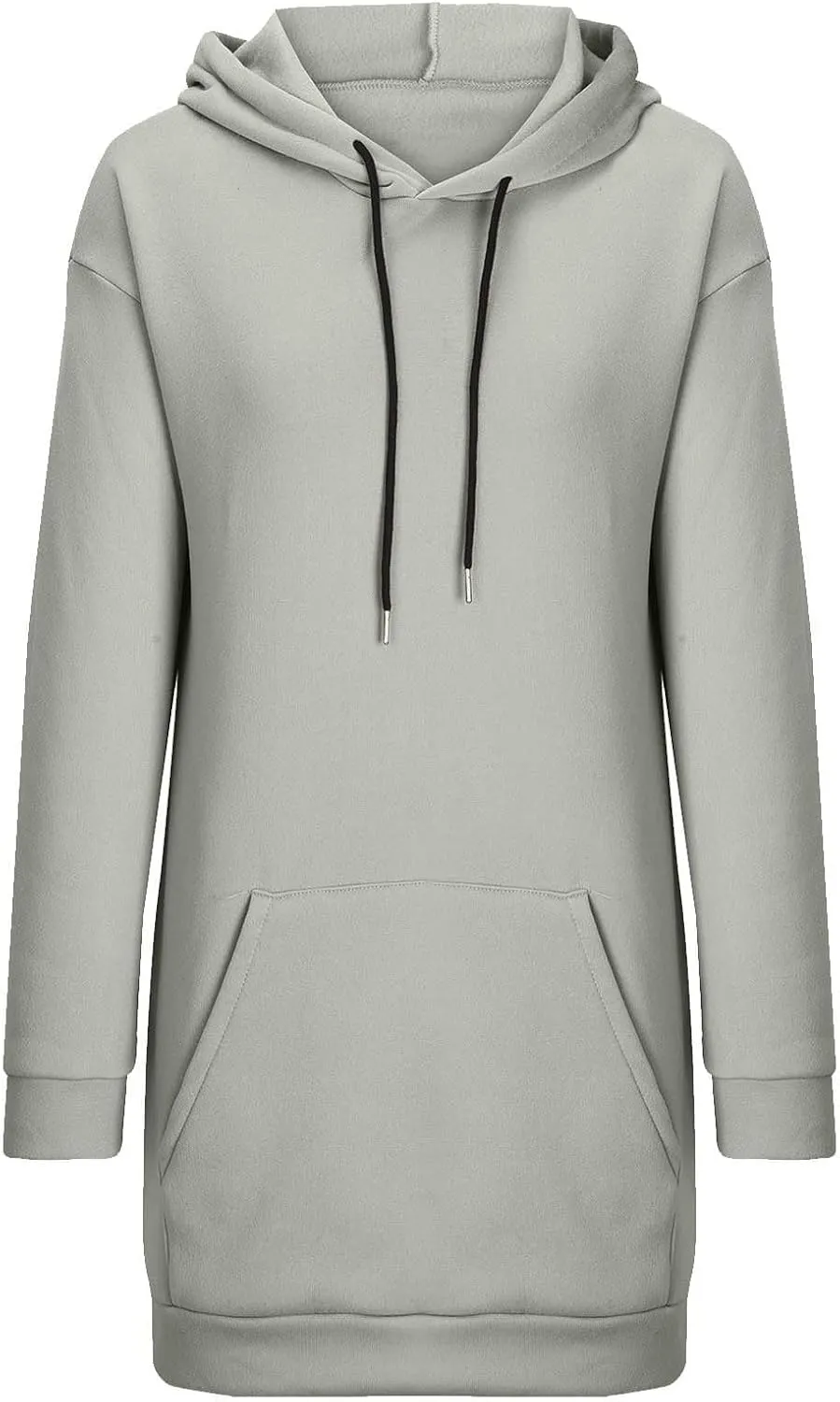 The Warmy Oversized Hoodie Dress for Womens Long Sleeve Pullover Tops with Pocket Fashion Fall Winter Hood