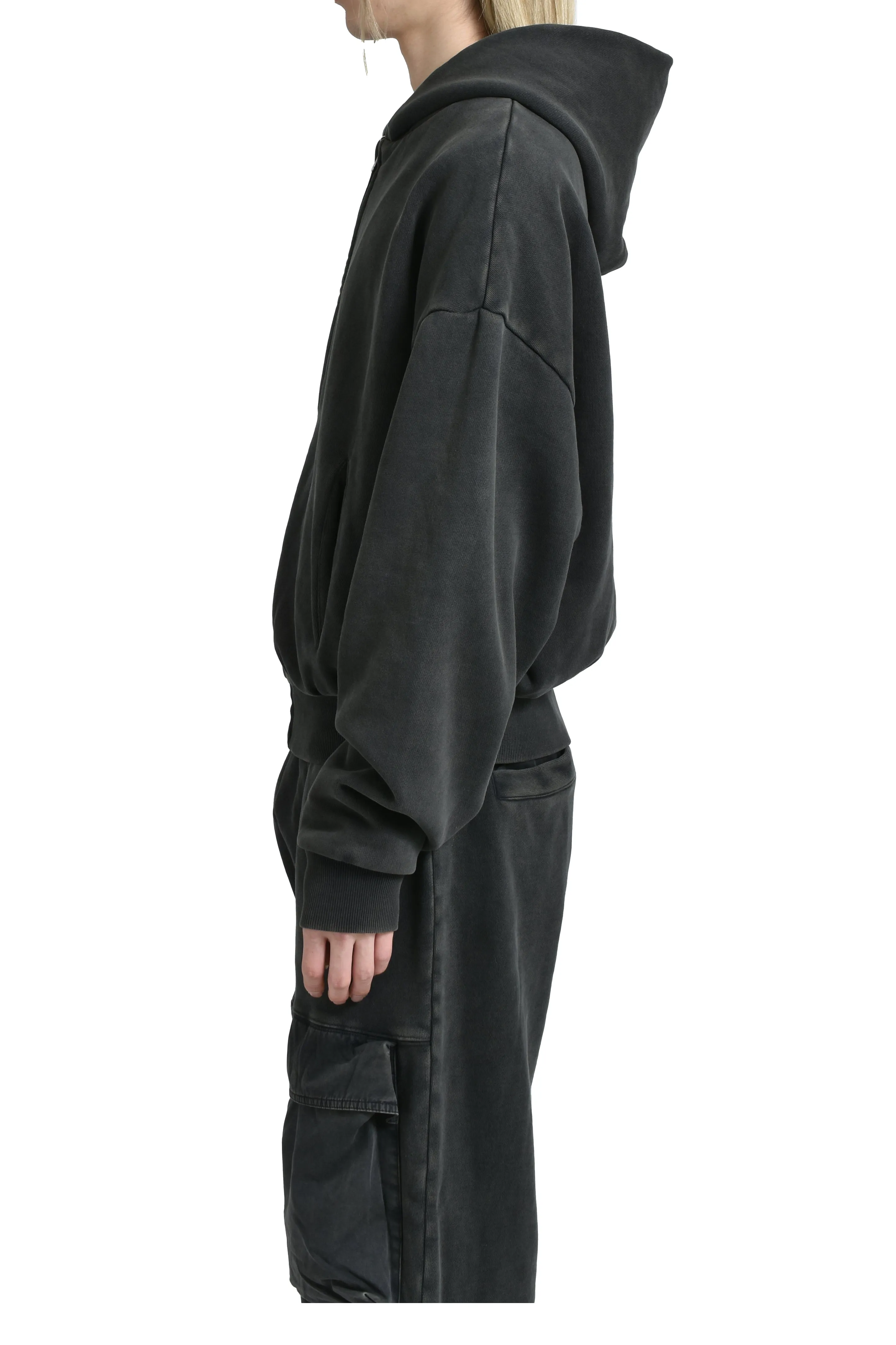 THERMAL HOOD / WASHED BLK