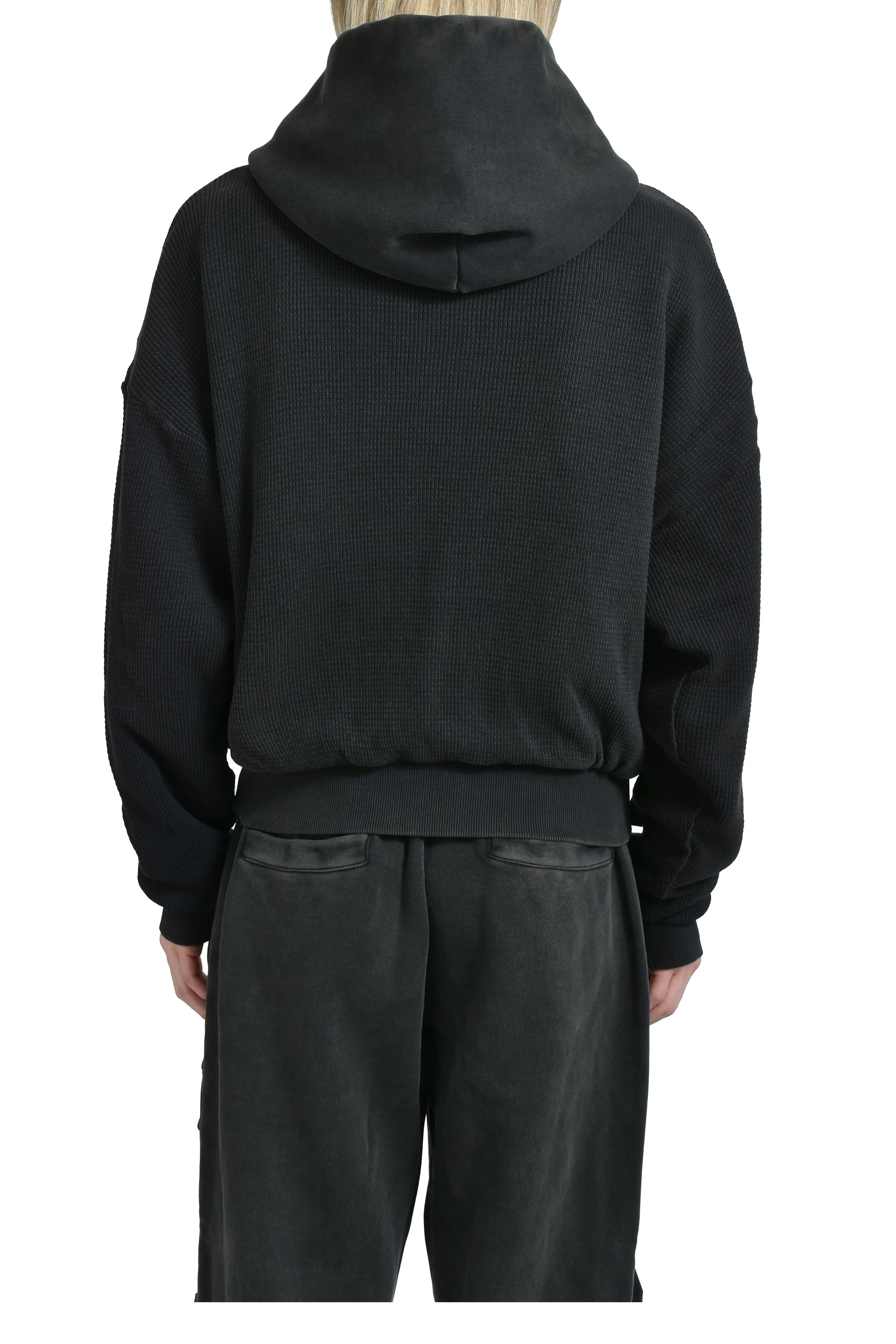 THERMAL HOOD / WASHED BLK