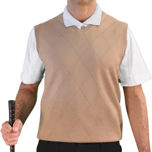 V Neck Solid Sweater Vest - Mens