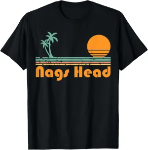 Vintage Nags Head Beach Sunset T-Shirt