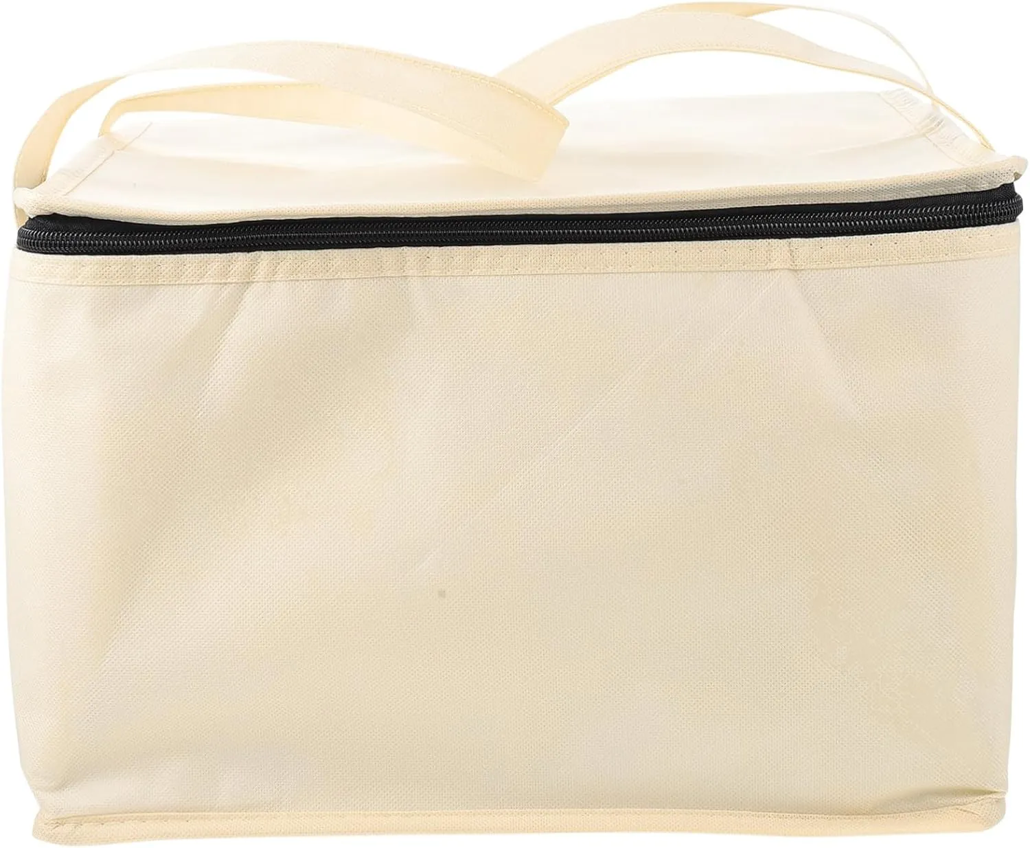 VOSAREA Insulation Bags Insulated Food Bag Warm Simple Party Insulated Take Pouch Serve Transport Modern Food Warmer Buffet Insulation Thermal Lunch Storage Pouch Cloth Beige