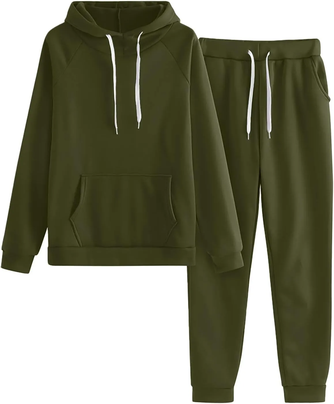 Women's 2024 Fall Two Piece Outfit Long Sleeve V Neck Loose Fashion Pullover and Wide Leg Pants