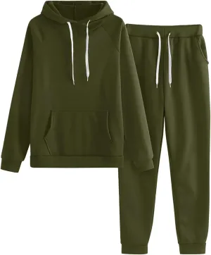 Women's 2024 Fall Two Piece Outfit Long Sleeve V Neck Loose Fashion Pullover and Wide Leg Pants