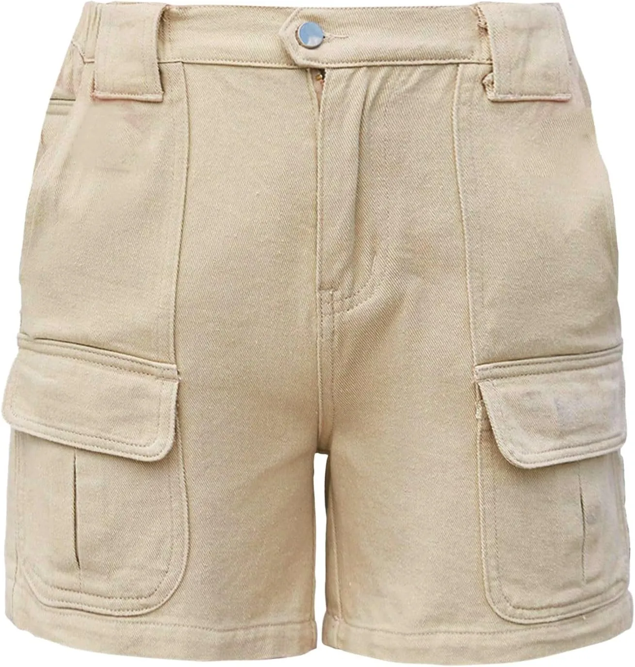 Womens Cargo Shorts Casual Summer High Waisted Casual Shorts for Women Loose Trendy Outdoor Summer Hiking Short Pants