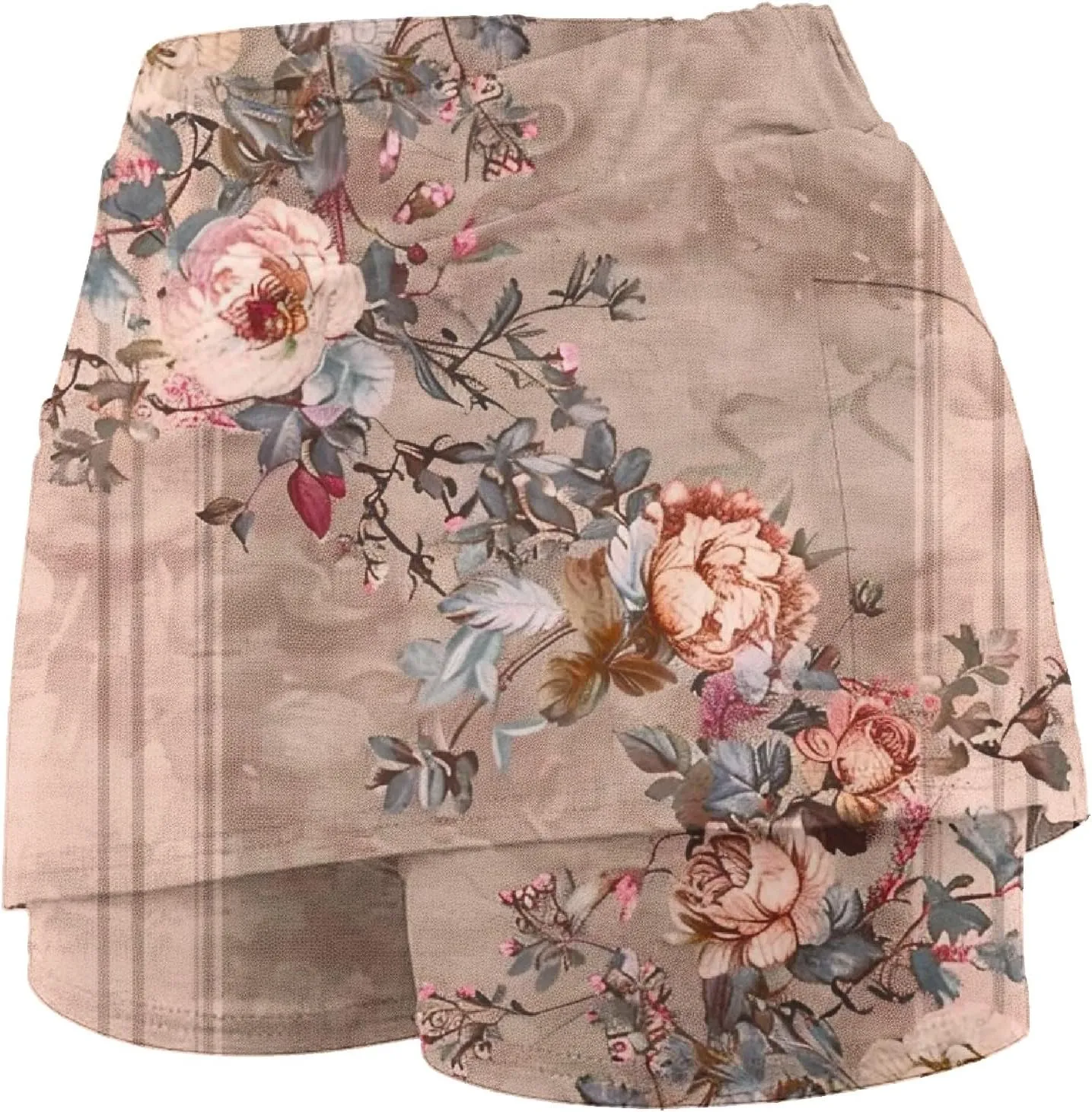 Women's High-Waist Skirts Plus Size Yoga Sports Golf Skorts Tennis Skirt with Shorts Casual Bottoming Skirts