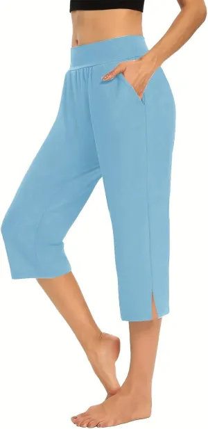 Womens Legging Workout Yoga | High Waist Split Hem Shorts Casual Workout Gym Yoga Pants