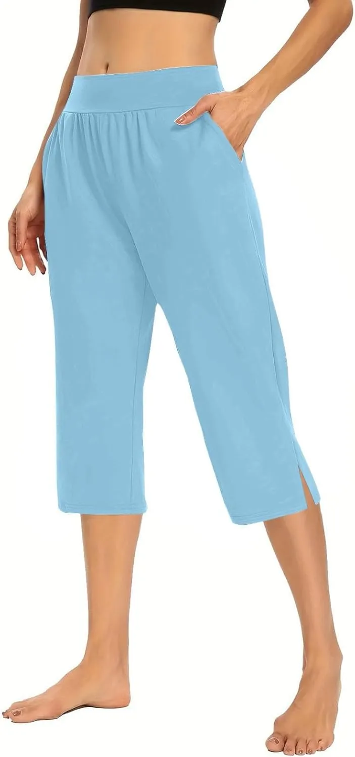 Womens Legging Workout Yoga | High Waist Split Hem Shorts Casual Workout Gym Yoga Pants