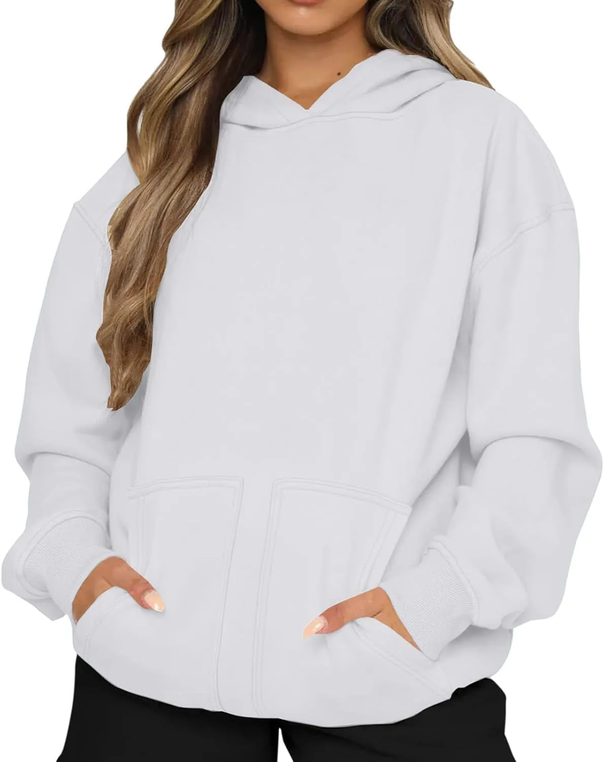 Womens Oversized Hoodies Sweatshirts Casual Long Sleeve Fleece Hooded Pullover Tops Fall Winter Clothes