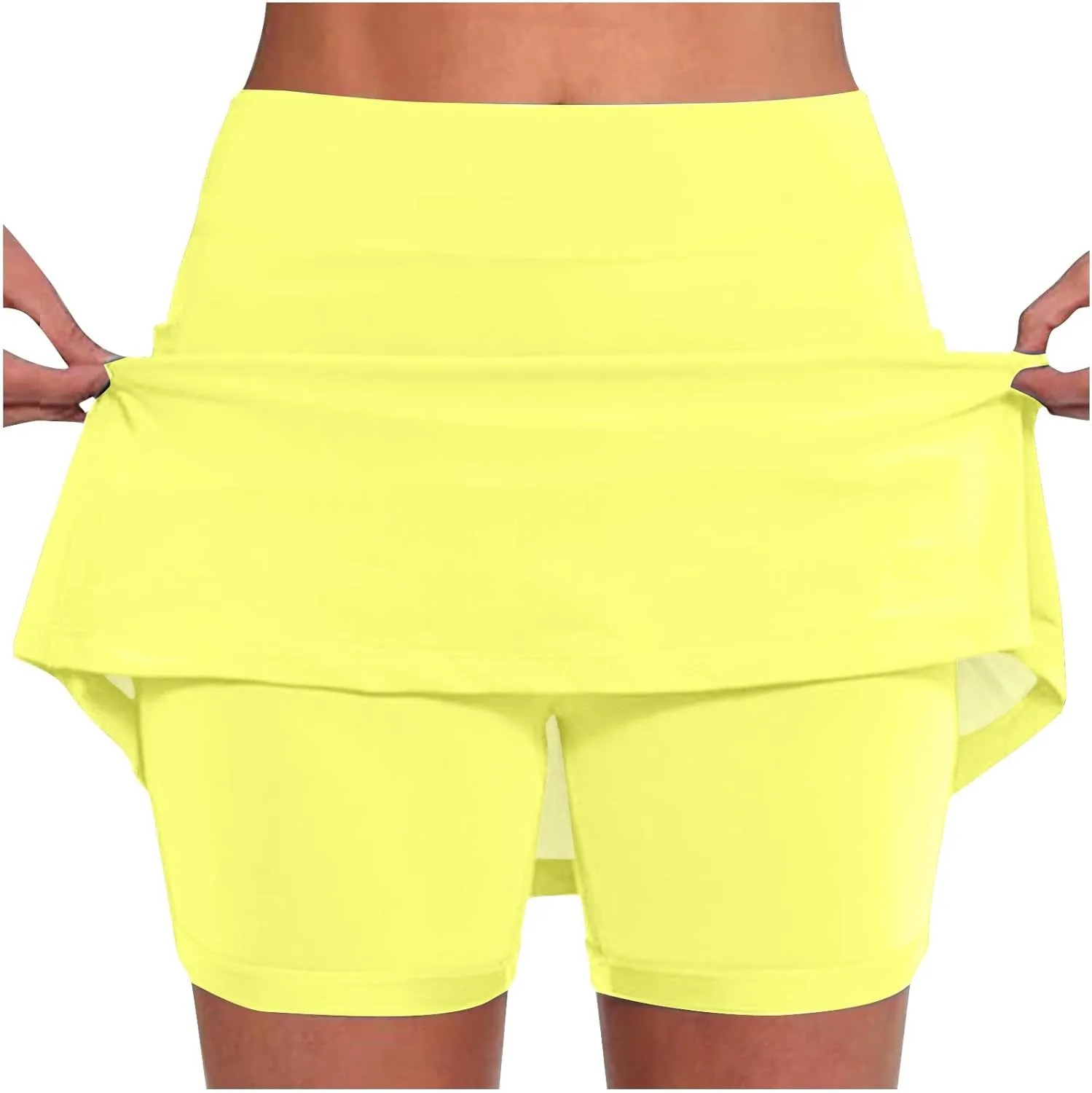 Womens Skorts with Pockets 2025 Summer Skorts Tummy Control Athletic Mini Skirts Tennis Yoga Shorts Beach Casual