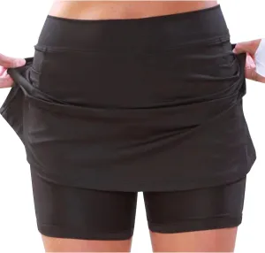 Womens Skorts with Pockets 2025 Summer Skorts Tummy Control Athletic Mini Skirts Tennis Yoga Shorts Beach Casual